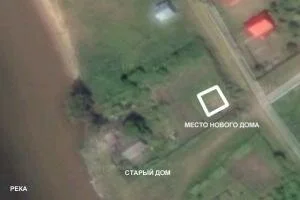 Расположение дома на участке