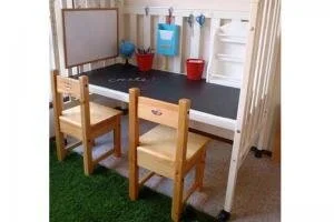 Детский стол из детской кроватки